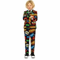 Boys 2-8 OppoSuits Badaboom Comics Suit