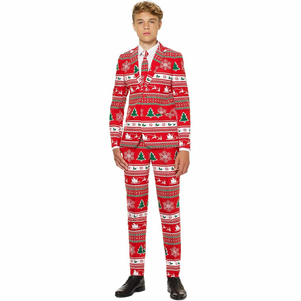 Boys 10-16 OppoSuits Winter Wonderland Christmas Suit