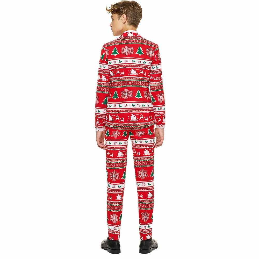 Boys 10-16 OppoSuits Winter Wonderland Christmas Suit - Image 2