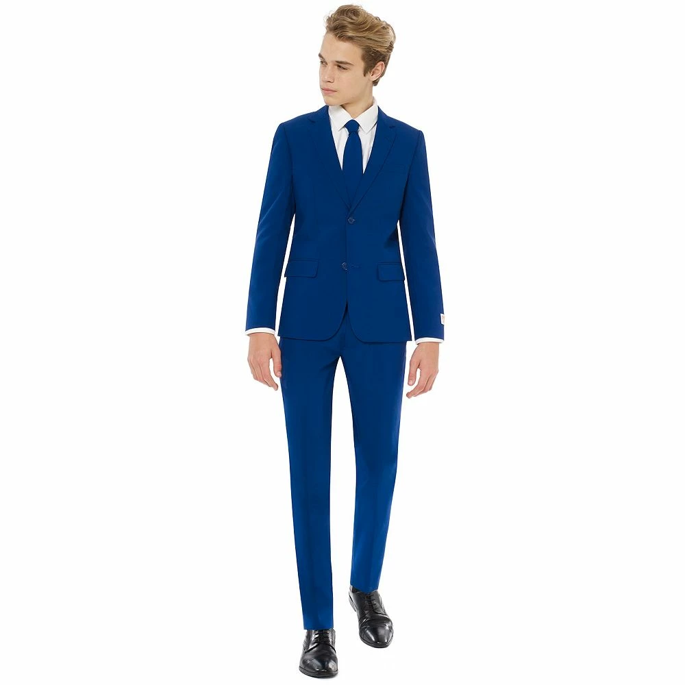 Boys 10-16 OppoSuits Navy Royale Solid Suit