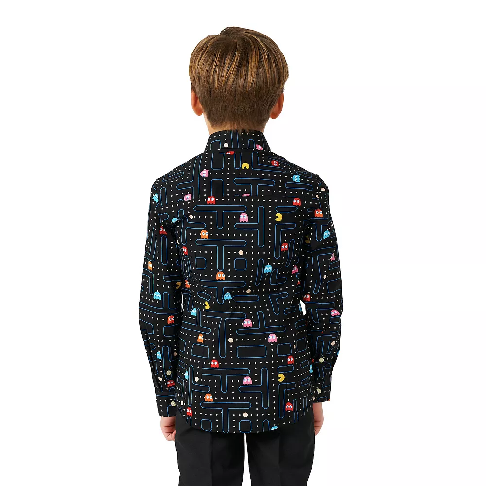 Boys 2-8 OppoSuits PACMAN Button-Up Dress Shirt - Image 2