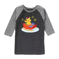 Boys 8-20 Pokemon Gifted Coming Graphic Raglan Tee