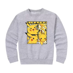 Boys 8-20 Pokemon Pikachu Poses Graphic Fleece Sweatshirt