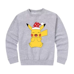 Boys 8-20 Pokemon Pikachu Happy Graphic Fleece Sweatshirt