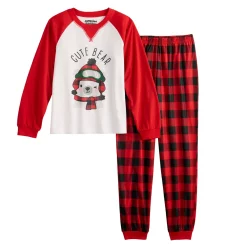 Girls 4-18 Jammies For Your Families® Beary Cool "Cute Bear" Pajama Set by Cuddl Duds®