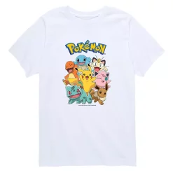 Boys 8-20 Pokemon Character Group Graphic Tee