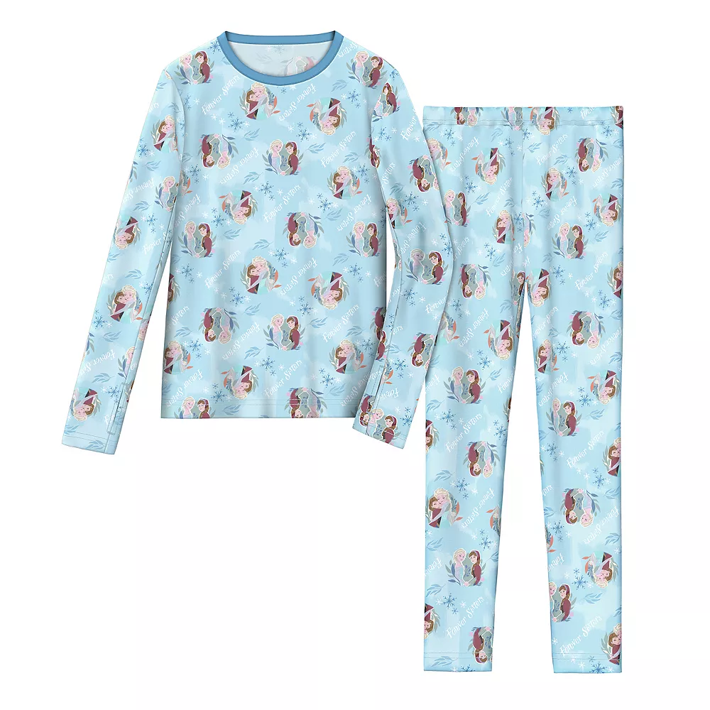 Girls 7-16 Cuddl Duds® Disney's Frozen Stretch 2-Piece Base Layer