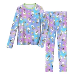Girls 7-16 Cuddl Duds® Star Wars Grogu Stretch 2-Piece Base Layer Set