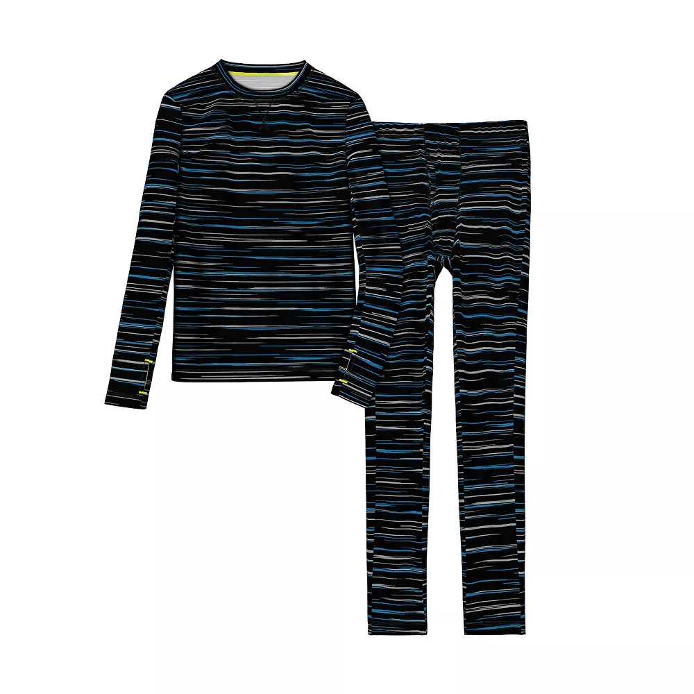 Boys 4-18 Cuddl Duds Comfortech Stretch 2-Piece Base Layer Set - Image 3