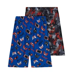 Boys 6-18 Cuddl Duds Level Up 2-Pack Pajama Shorts