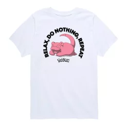 Boys 8-20 Pokemon Slowpoke Relax Graphic Tee