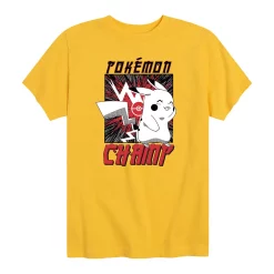 Boys 8-20 Pokemon Pikachu "Champ" Graphic Tee