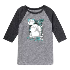 Boys 8-20 Pokemon Psyduck Raglan Graphic Tee