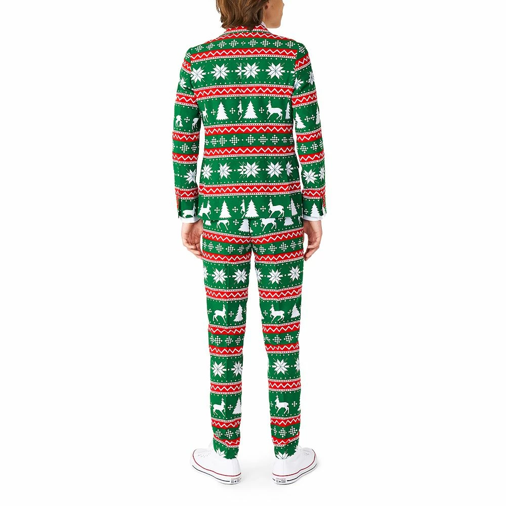 Boys 2-16 OppoSuits Festive Holiday Jacket, Pants & Tie Suit Set - Image 4