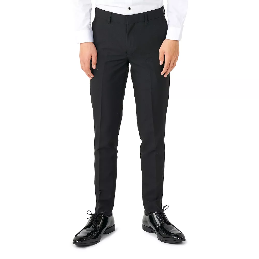 Boys 2-16 OppoSuits Hot Burgundy Jacket, Pants & Bowtie Tuxedo Set - Image 4