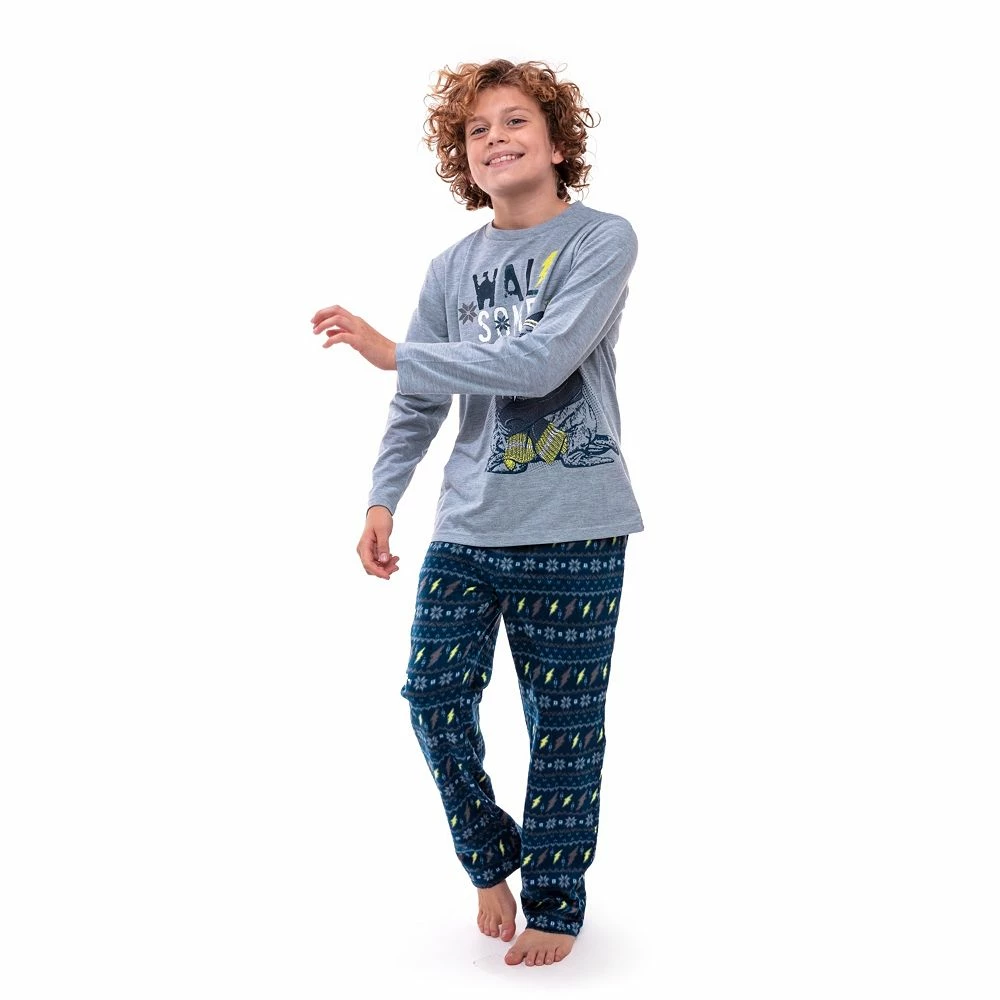 Sleep On It Boys Walsome Soft Fleece 2-Piece Pajama Sleep Set - Image 3