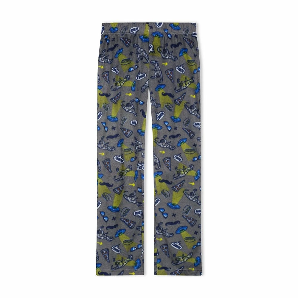 Sleep On It Boys Pizza Party Soft Fleece 2-Piece Pajama Sleep Set - Image 3