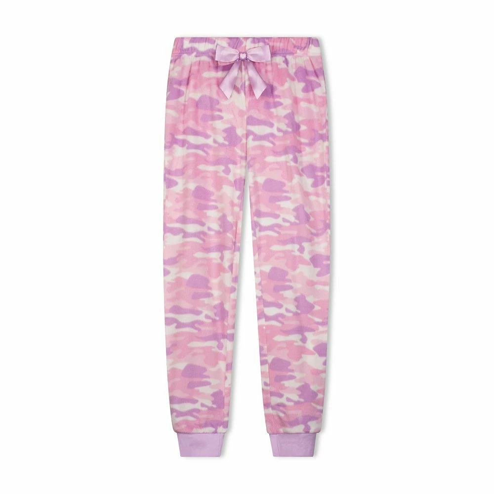 Sleep On It Girls Good Vibes Soft Fleece 2-Piece Pajama Sleep Set - Image 3