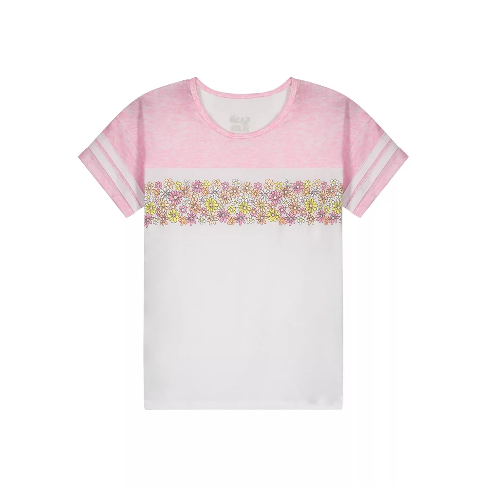 Sleep On It Girls Candy Florals 2-Piece Pajama Pants Sleep Set - Image 4