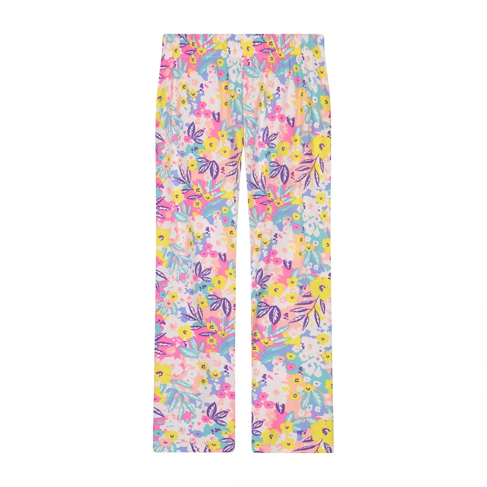 Sleep On It Girls Blossoming Dreams 2-Piece Capri Legging Pajama Sleep Set - Image 4