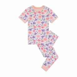 Sleep On It Girls Country Blooms Snug Fit 2-Piece Pajama Sleep Set