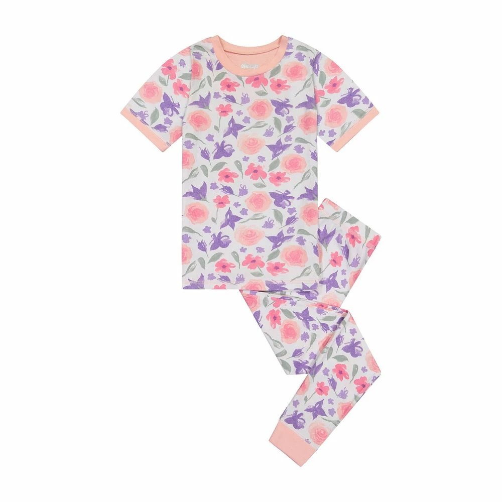 Sleep On It Girls Country Blooms Snug Fit 2-Piece Pajama Sleep Set