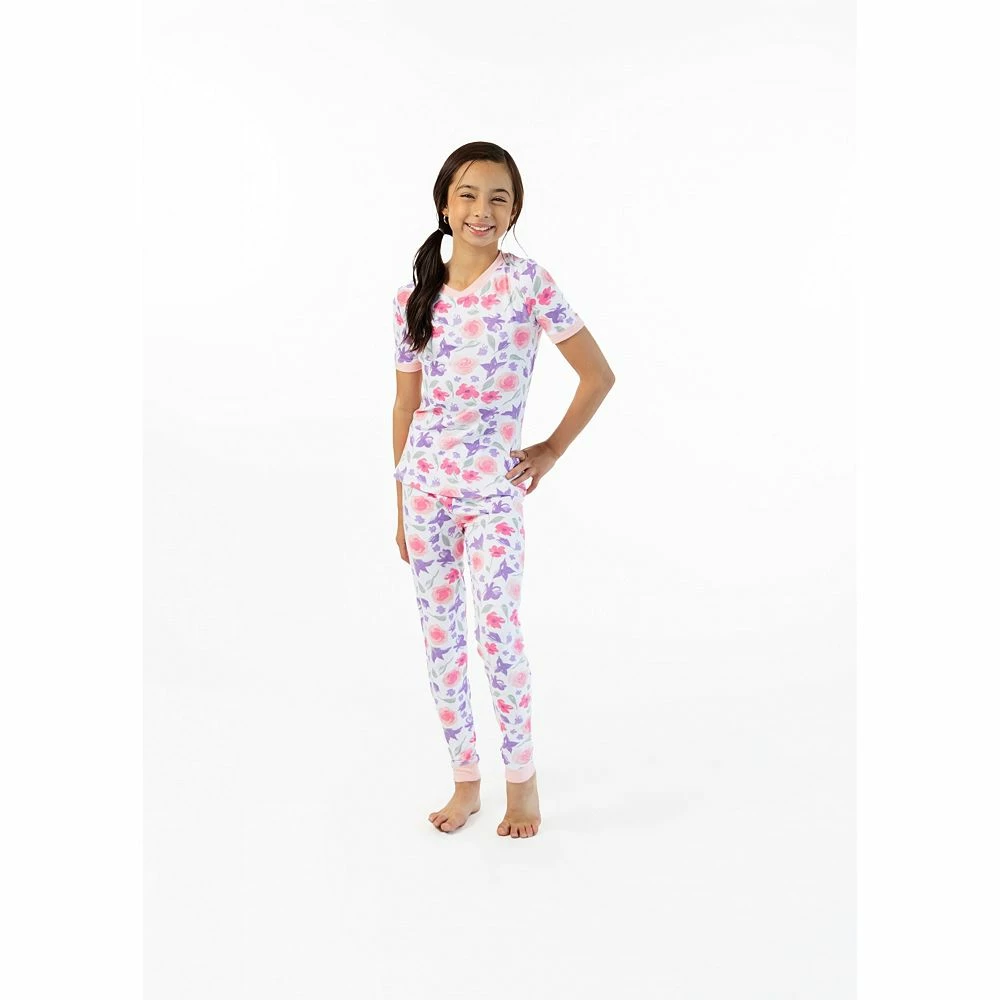 Sleep On It Girls Country Blooms Snug Fit 2-Piece Pajama Sleep Set - Image 2