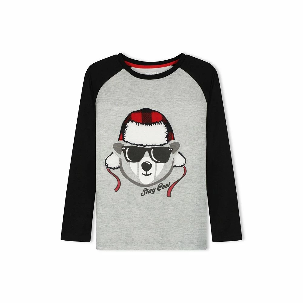 Sleep On It Boys Stay Cool Bear Soft Novelty Fleece 2-Piece Pajama Sleep Pant Set - Image 3